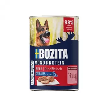 BOZITA Monoprotein Pate Beef - šlapias šunų maistas - 400g