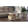 Topeshop PRIMA SON MIX kavos / šoninis / galinis staliukas, kavos staliukas, laisvos formos, 1 koja