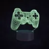 Stalinė lempa MANTA SNL57RGB RGB 3D šviesos dekoracija, RGB LED, dekoratyvus 3D efektas