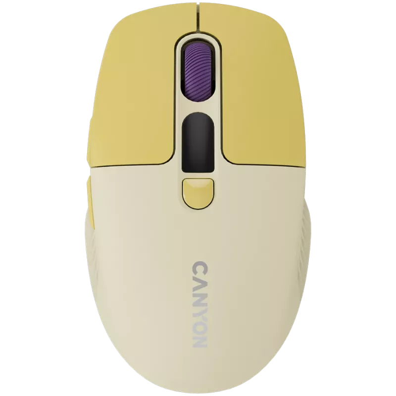 Canyon MW-26 - 2in1 belaidė optinė pelė Bluetooth / 2.4 GHz - tyli - 6 mygtukai - 800/1200