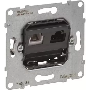 Legrand SEANO įstatomasis duomenų lizdas 765089 RJ11+RJ45 Cat.6 UTP 5 (765089)