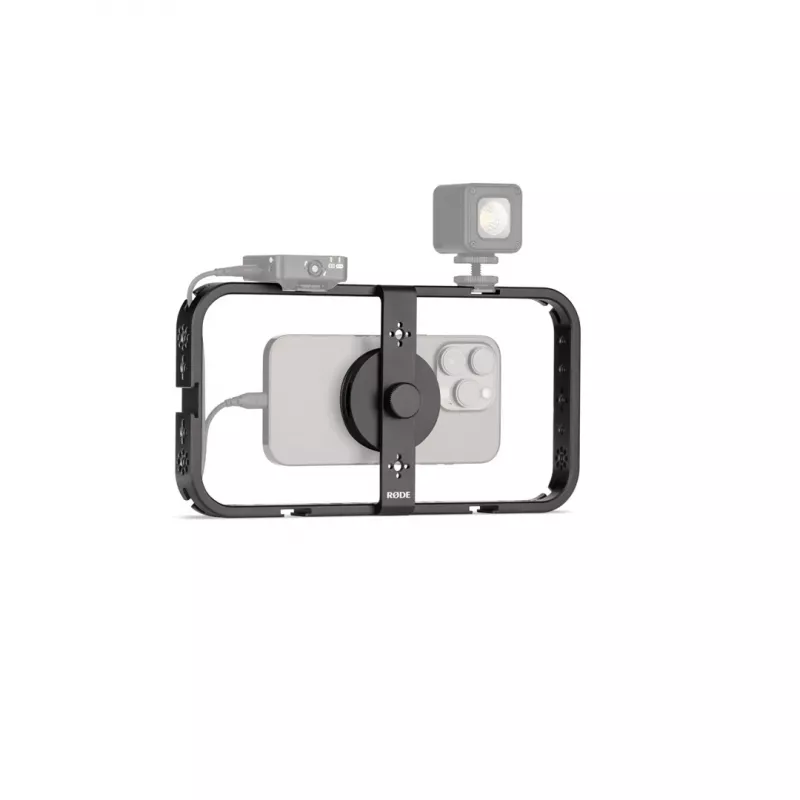 RØDE PHONECAGE kameros narvelis juodas 1/4 3/8 col. plotis 35,5 mm gylis 245 mm aukštis 126 mm