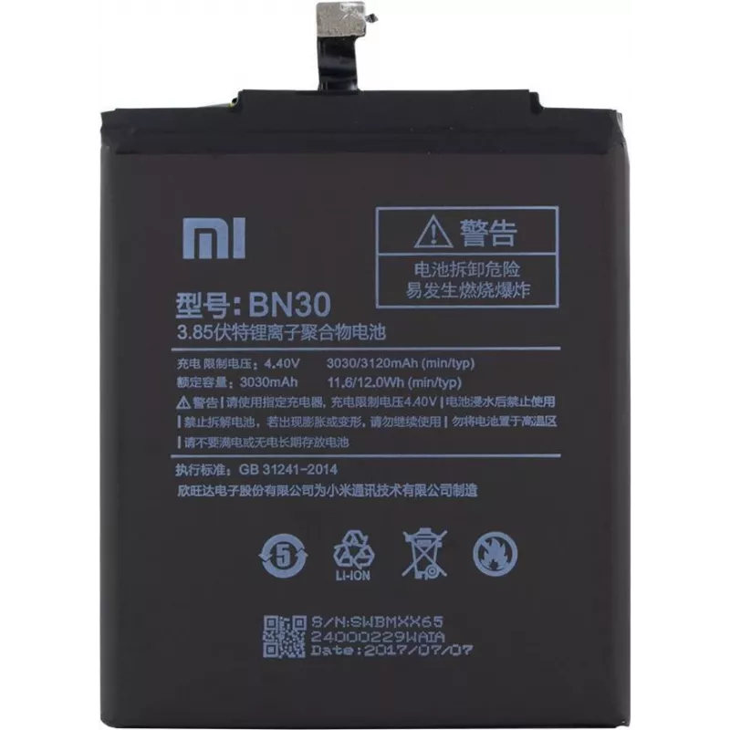 Xiaomi - ličio jonų baterija - BN30 - Xiaomi Redmi 4A - 3030 mAh (BN30)