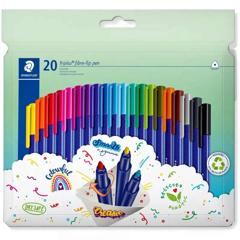 Fineliner Staedtler 323 C20 Multicolour