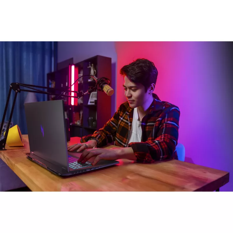 Nešiojamas kompiuteris Acer Nitro 18 AI AN18-61-R698, AMD Ryzen AI 7 PRO 350 3.5 GHz, 18 colių WQXGA 2560×1600, 16 GB DDR5, 1 TB SSD, NVIDIA GeForce RTX 5060, Windows 11 Home, juodos spalvos