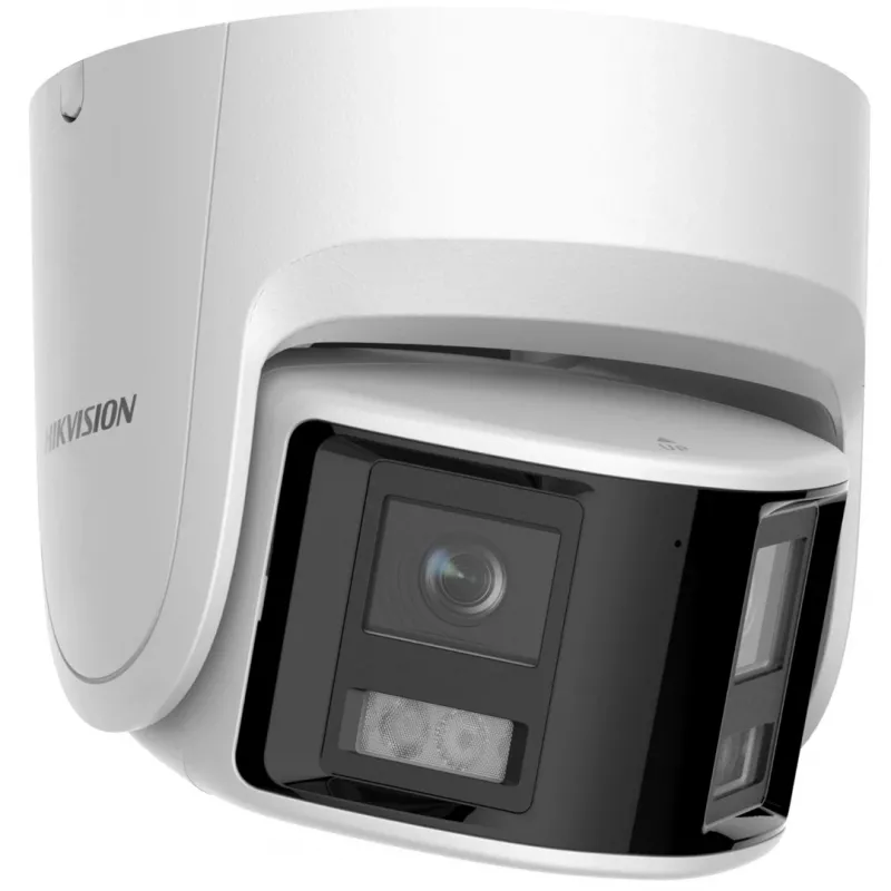 IP apsaugos kamera Hikvision DS-2CD2346G2P-ISU/SL 4MP kupolinė, 2,8 mm objektyvas, 180° matymo laukas, IR 30 m, IP67, PoE/DC