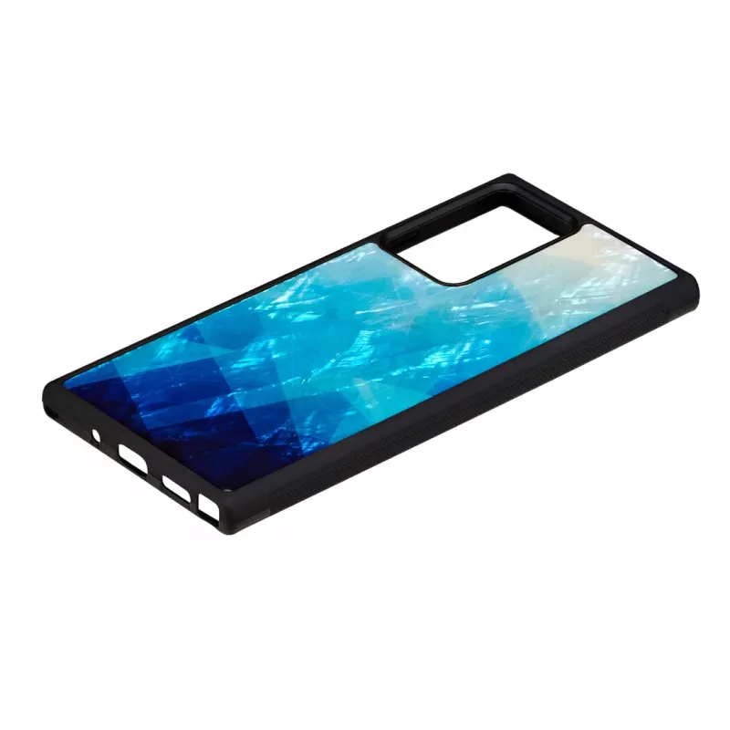 Apsauginis telefono dėklas iKins, skirtas Samsung Galaxy Note 20 Ultra – blue lake Juoda
