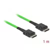 DeLOCK 85214 SAS laidas 1 m Juodas SFF-8611 SFF-8611