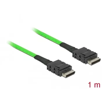DeLOCK 85214 SAS laidas 1 m Juodas SFF-8611 SFF-8611
