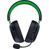Ausinės Razer JuodaShark V3 X HyperSpeed — laidinės ir belaidės (USB-A, Bluetooth), Circumaural, 20–28 kHz, 270 g, juoda/žalia