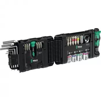 Wera 05049025001 50 įrankių rinkinys, juoda metalinė