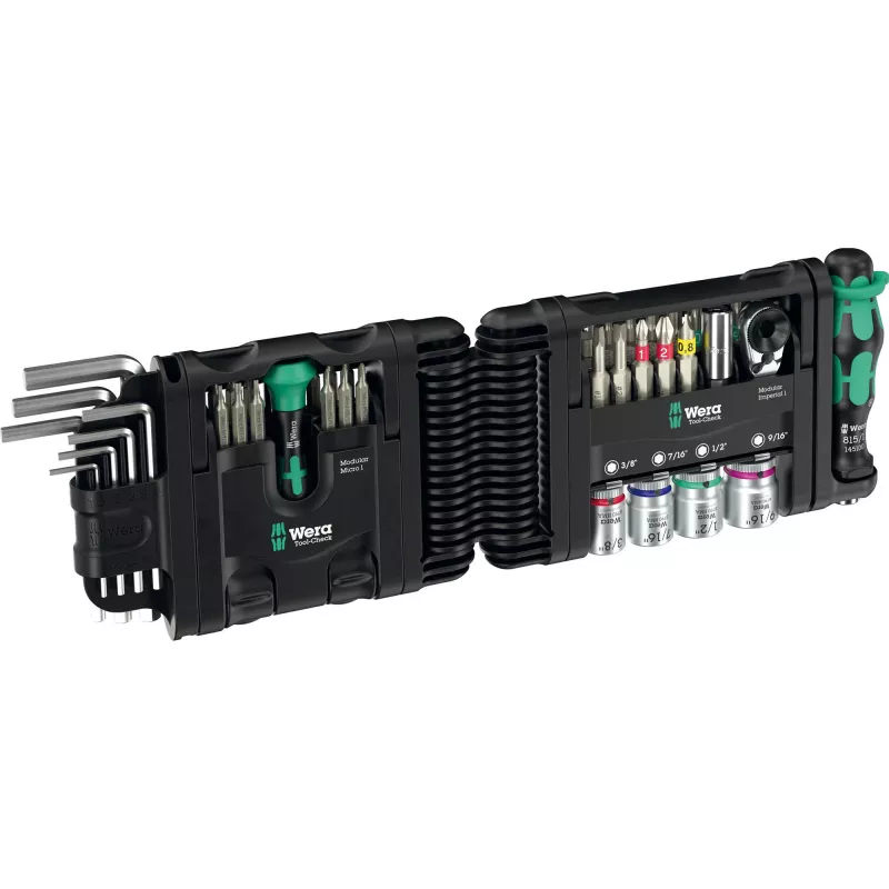Wera 05049025001 50 įrankių rinkinys, juoda metalinė