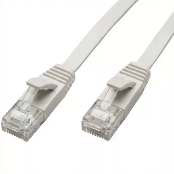 Tinklo kabelis Captiva 80269 komutacinis kabelis CAT 6a RJ45 0,5m baltas