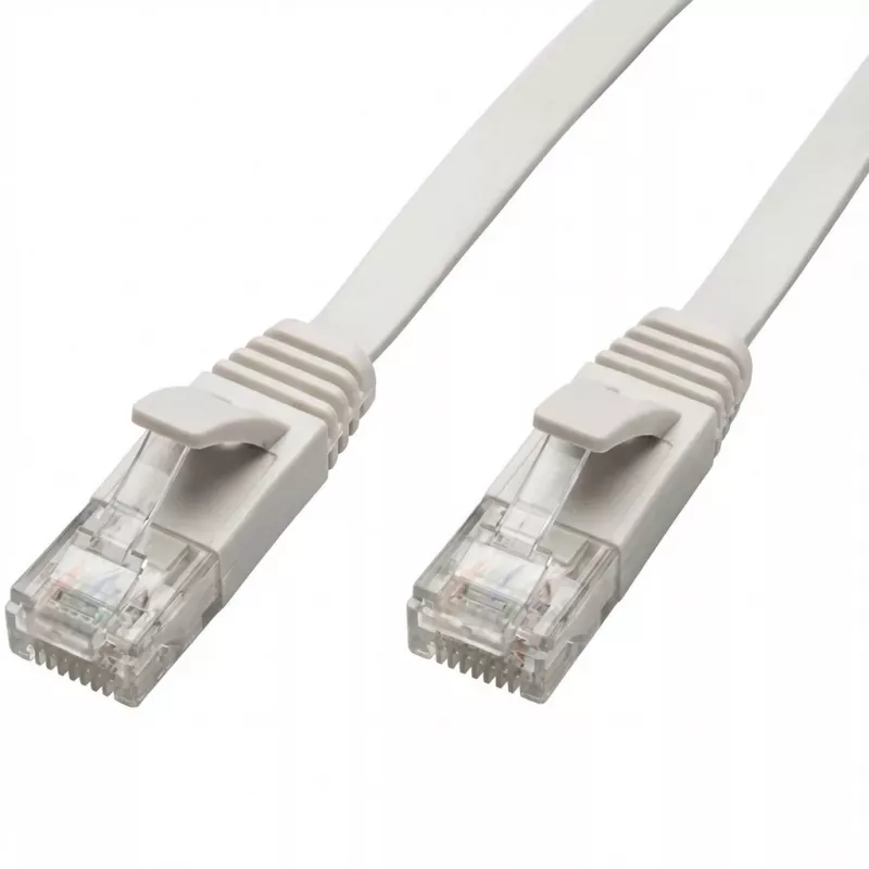 Tinklo kabelis Captiva 80269 komutacinis kabelis CAT 6a RJ45 0,5m baltas