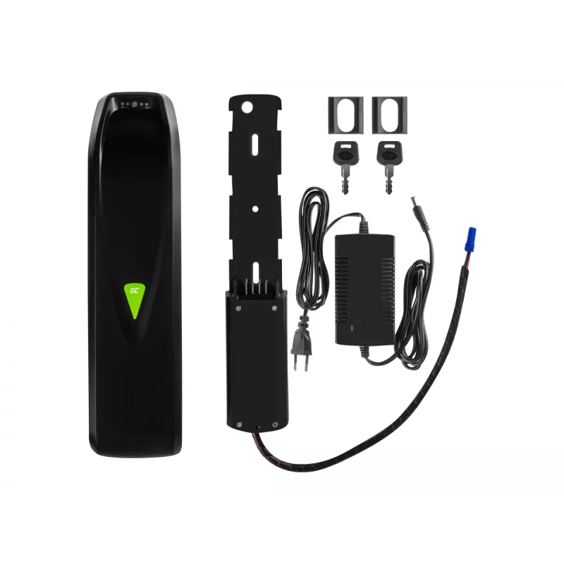 Baterija Green Cell EBIKEGCF01 36V 14500mAh ličio jonų juoda
