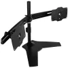 SilverStone SST-ARM23BS-L - dvigubas monitoriaus laikiklis - juodas