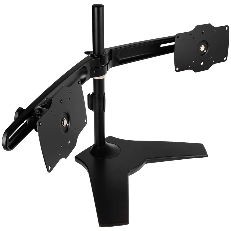 SilverStone SST-ARM23BS-L - dvigubas monitoriaus laikiklis - juodas