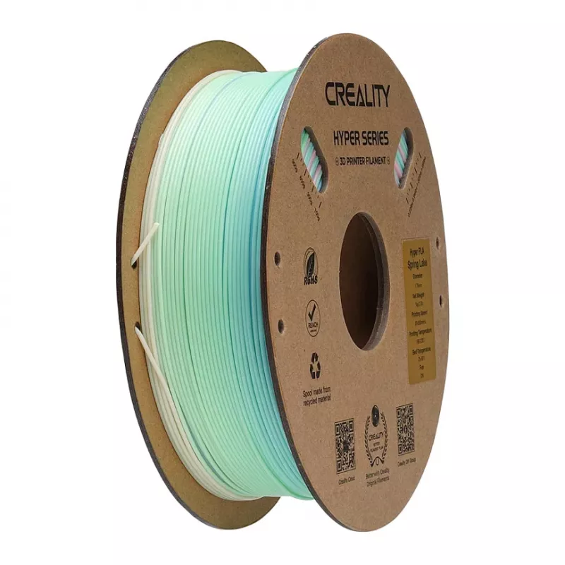 3D spausdinimo gija Creality PLA 1,75 mm, 1 kg — mėlyna / žalia / rožinė (Creality 3301010424)