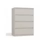 Komoda Top e Shop MALWA M4, 4 stalčiai, Kašmyras, 700×970×400 mm, laminatas