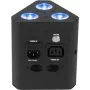 LED baterinis grindų šviestuvas EUROLITE AKKU TL-3 QCL RGB UV, nešiojamas belaidis scenos/šviesos šviestuvas