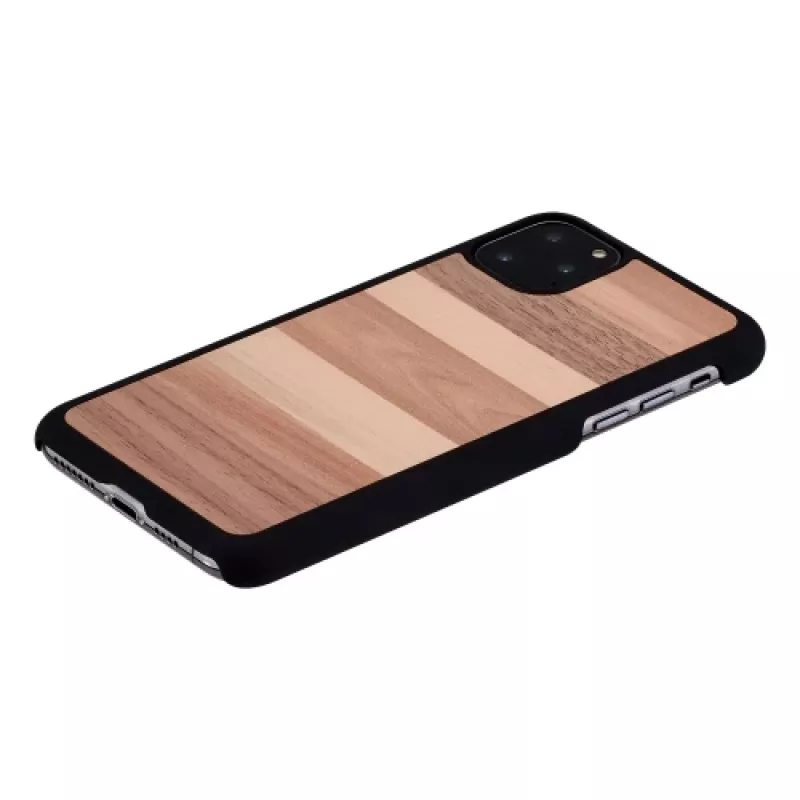man and wood išmaniojo telefono dėklas, skirtas iPhone 11 Pro Max — juodas