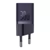 Kroviklis Baseus GaN5 30W Mini Universalus Violetinis AC Greitas įkrovimas Vidinis