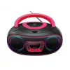 Denver TCL-212BT PINK CD grotuvas Nešiojamasis CD grotuvas Juoda, Rožinė