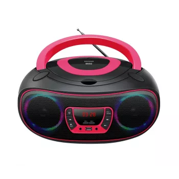 Denver TCL-212BT PINK CD grotuvas Nešiojamasis CD grotuvas Juoda, Rožinė