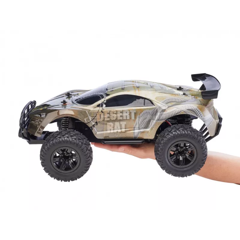 RC automobilis REVELL Desert Rat (modelis 24442) — pilkas ir juodas radijo bangomis valdomas visureigis
