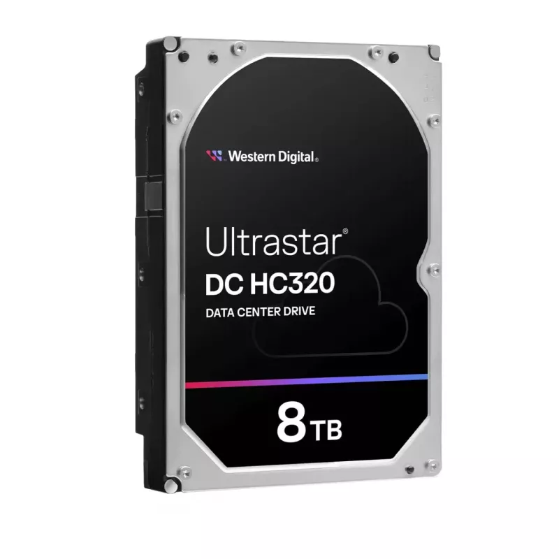 Vidinis 3,5 colio SAS kietasis diskas Western Digital Ultrastar DC HC320 8 TB, 7200 RPM, 12 Gbit/s, 256 MB talpykla