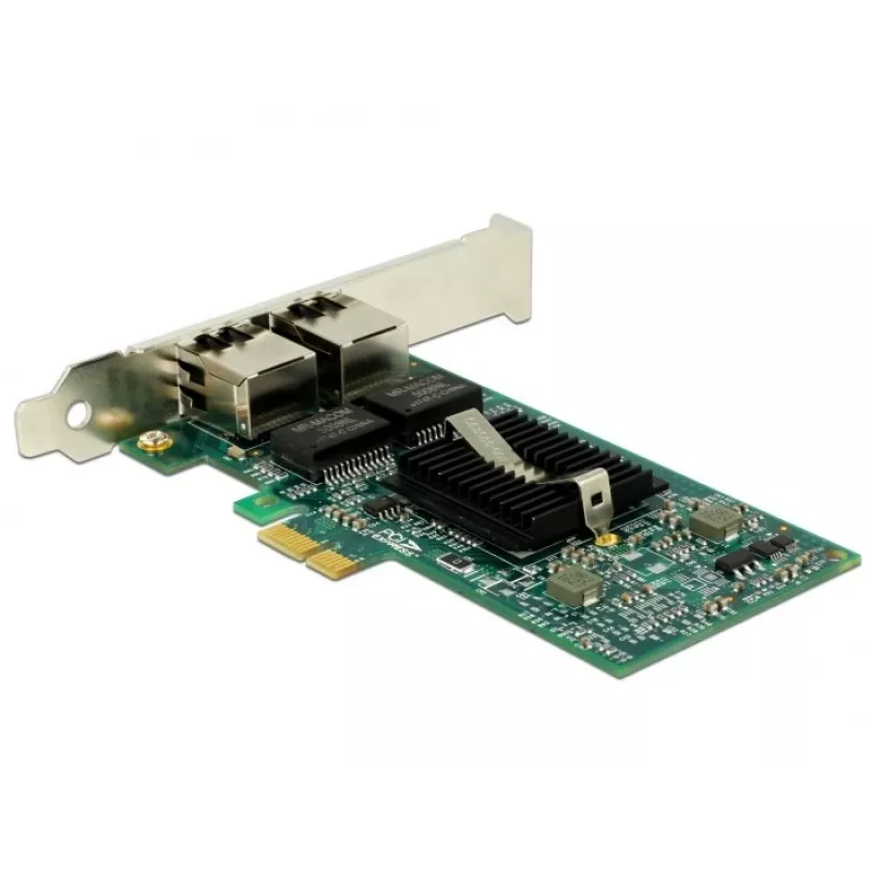 Delock PCIe kortelė 2x Gigabitinė LAN tinklo adapteris