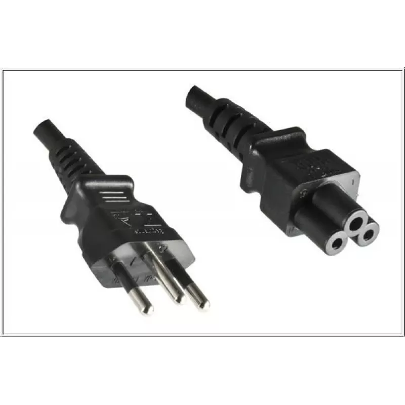 Microconnect PE010818BRAZIL maitinimo kabelis Juodas 1,8 m C5 jungtis