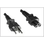 Microconnect PE010818BRAZIL maitinimo kabelis Juodas 1,8 m C5 jungtis