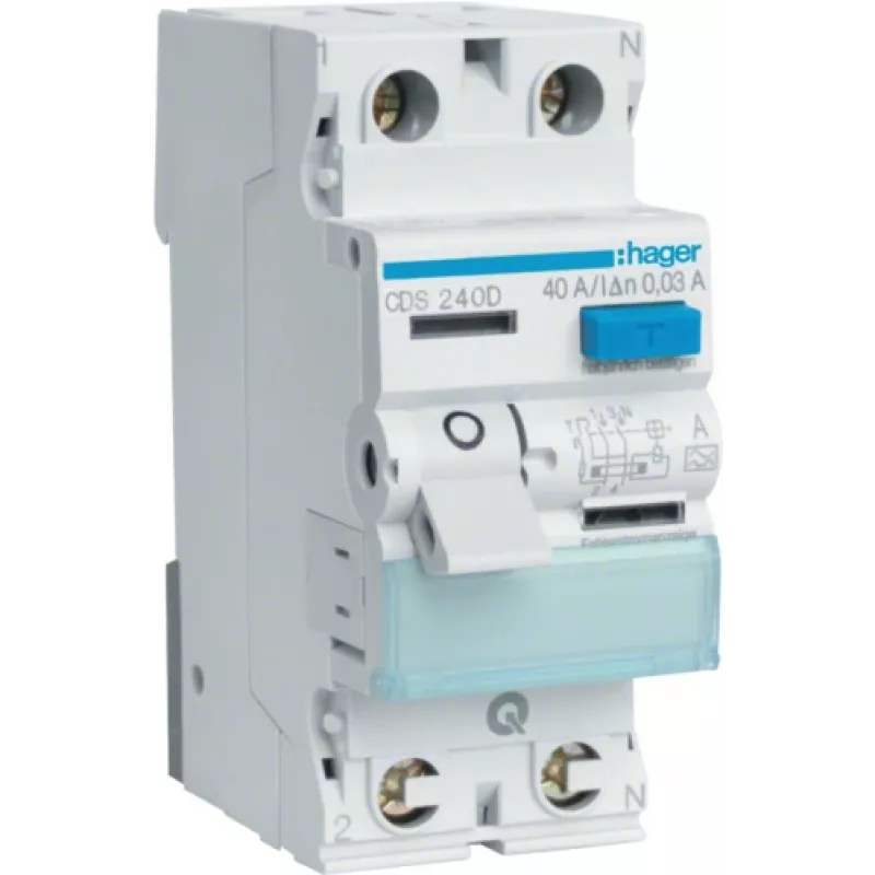 Hager CDS240D pilka