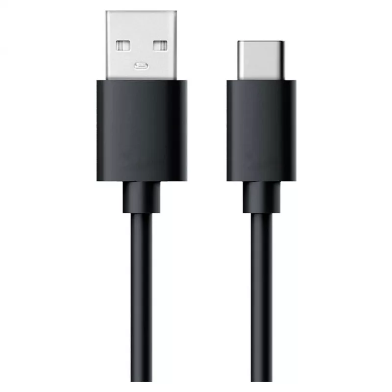 USB laidas RealPower 255650 USB 3.2 Gen 1 0,6 m, juodas