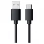 USB laidas RealPower 255650 USB 3.2 Gen 1 0,6 m, juodas