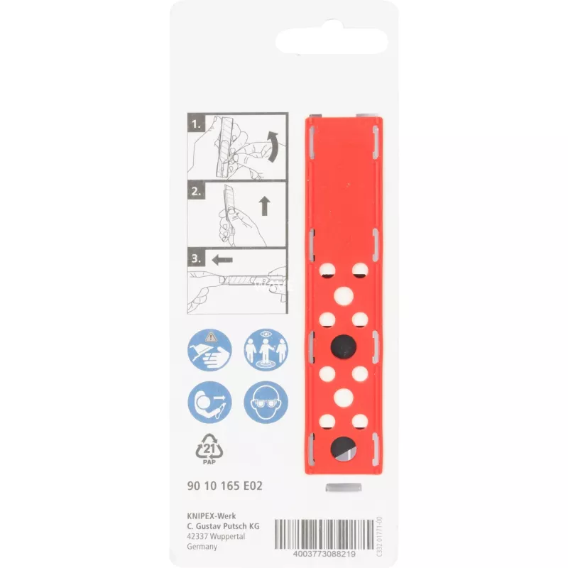 Daugiafunkcis peilis Knipex 90 10 165 E02 nerūdijantis plienas 119 mm