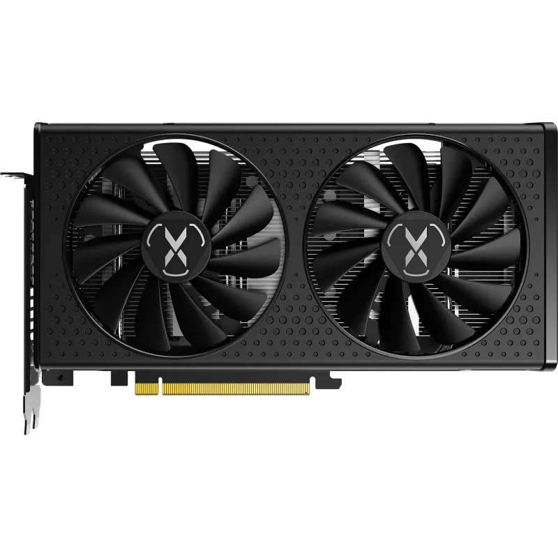 Grafikos plokštė XFX Radeon RX 7600 — 8 GB GDDR6, PCIe 4.0, 128 bitų, 2x DisplayPort 2.1, HDMI 2.1, 2 ventiliatoriai