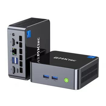 Mini PC GMKtec NucBox M3 Intel Core i5-12450H, 16 GB DDR4, 512 GB SSD, Windows 11 Pro, juoda