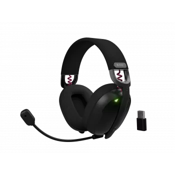 Genesis žaidimų ausinės | Fury Fukiya F6 | Bluetooth | Uždedamos ant ausų | Mikrofonas | Belaidės | Juodos