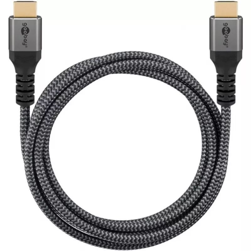 Goobay 65263 HDMI laidas 5 m HDMI A tipo (standartinis) pilkas (65263)