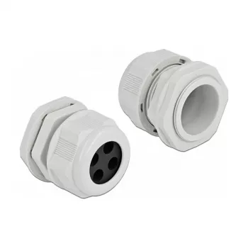 Kabelio sandariklis DeLOCK 60384 Pilkas Plastikinis 2 vnt.