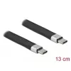 USB 2.0 FPC plokščias juostinis laidas DeLOCK 86940 USB Type-C į USB Type-C 13 cm