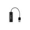 Tinklo sąsajos plokštė LANBERG NC-0100-01 USB 10 Gbit/s, karštas keitimas, kabelis 0,15 m, juoda