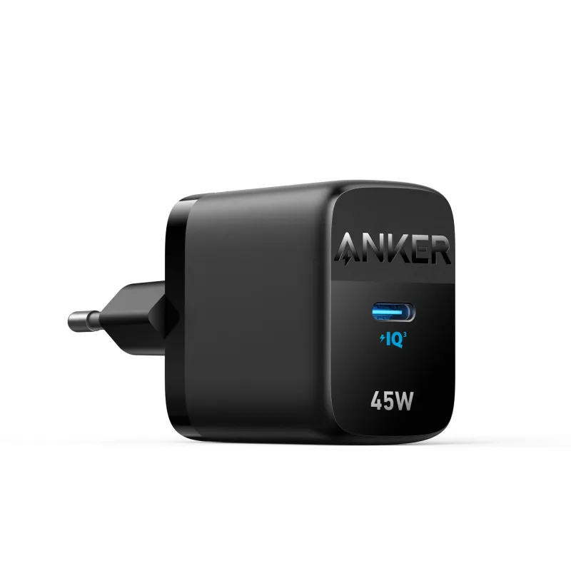 Vidinis kintamosios srovės įkroviklis Anker 313 A2643G11 — 45W USB-C, juodas, universalus