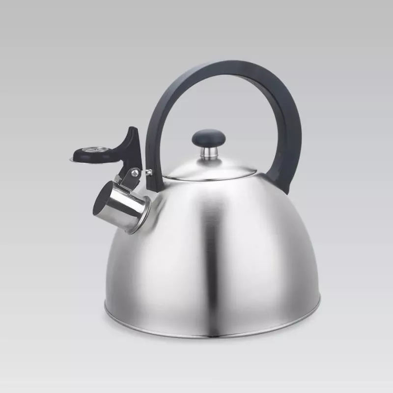 Virdulys Maestro MR1302 nerūdijančio plieno 2,5 l, tinkamas indukcijai, atverčiamas švilpukas, juoda rankena