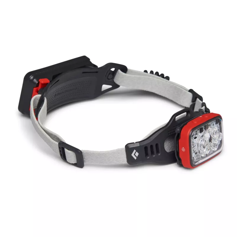 Juoda Diamond Distance 1500 raudona, balta rankinė lempa LED