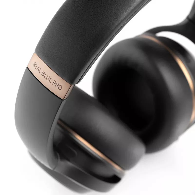 Teufel REAL Mėlyna PRO ausinės belaidės ant galvos žaidimų Bluetooth juodos