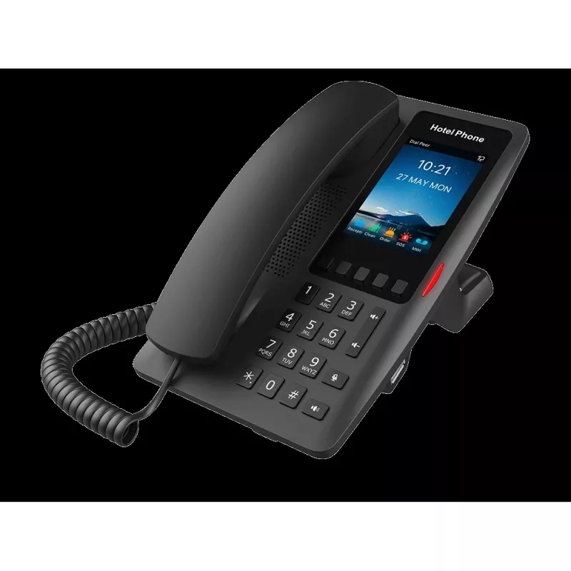 IP telefonas Fanvil H6W-Juoda WiFi Bluetooth – Fanvil H6W-Juoda VoIP stalas telefonas su Wi-Fi ir Bluetooth