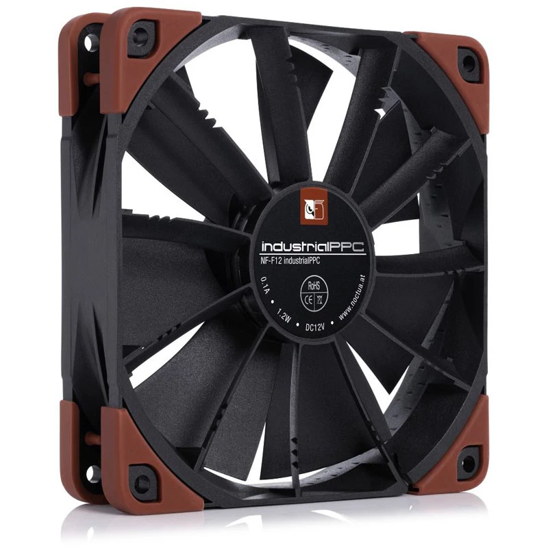 Noctua NF-F12 industrialPPC-24V-3000 120 mm PWM korpuso ventiliatorius